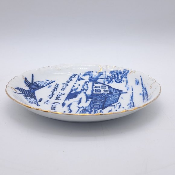 Antique Commemorative Plate -Washington's Headquarters by Mercer Pottery - Picture 10 of 11